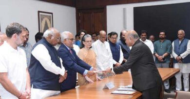 सुदर्शन रेड्डी ने उप राष्ट्रपति चुनाव के लिए नामांकन पत्र दाखिल किया